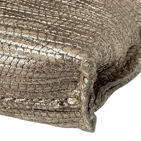 The Sak Linden Crossbody Clutch Handbag, Light Shimmer Gold - Picture 9 of 10